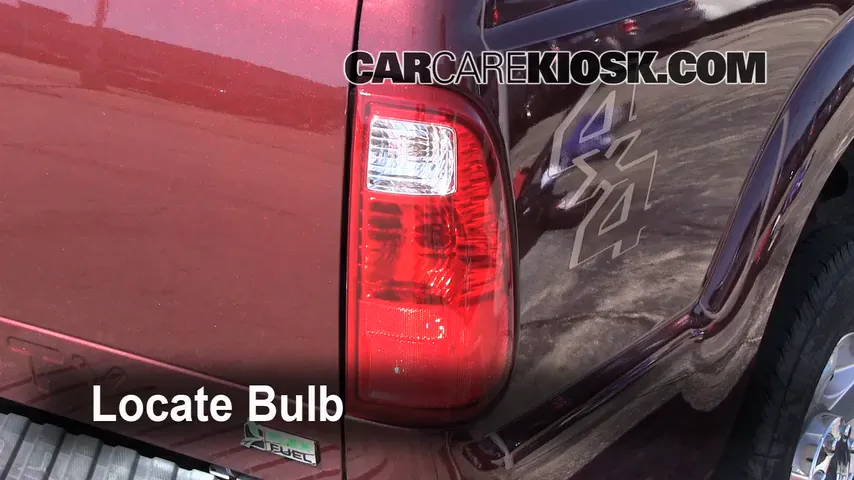2011 Ford F-250 Super Duty XLT 6.2L V8 FlexFuel Standard Cab Pickup Lights Tail Light (replace bulb)